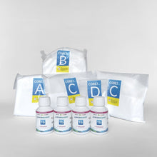 Load image into Gallery viewer, Core7 Flex Base Elements Bulk Edition 4x4L - Salts and 1b infusion 100ml bottles front view