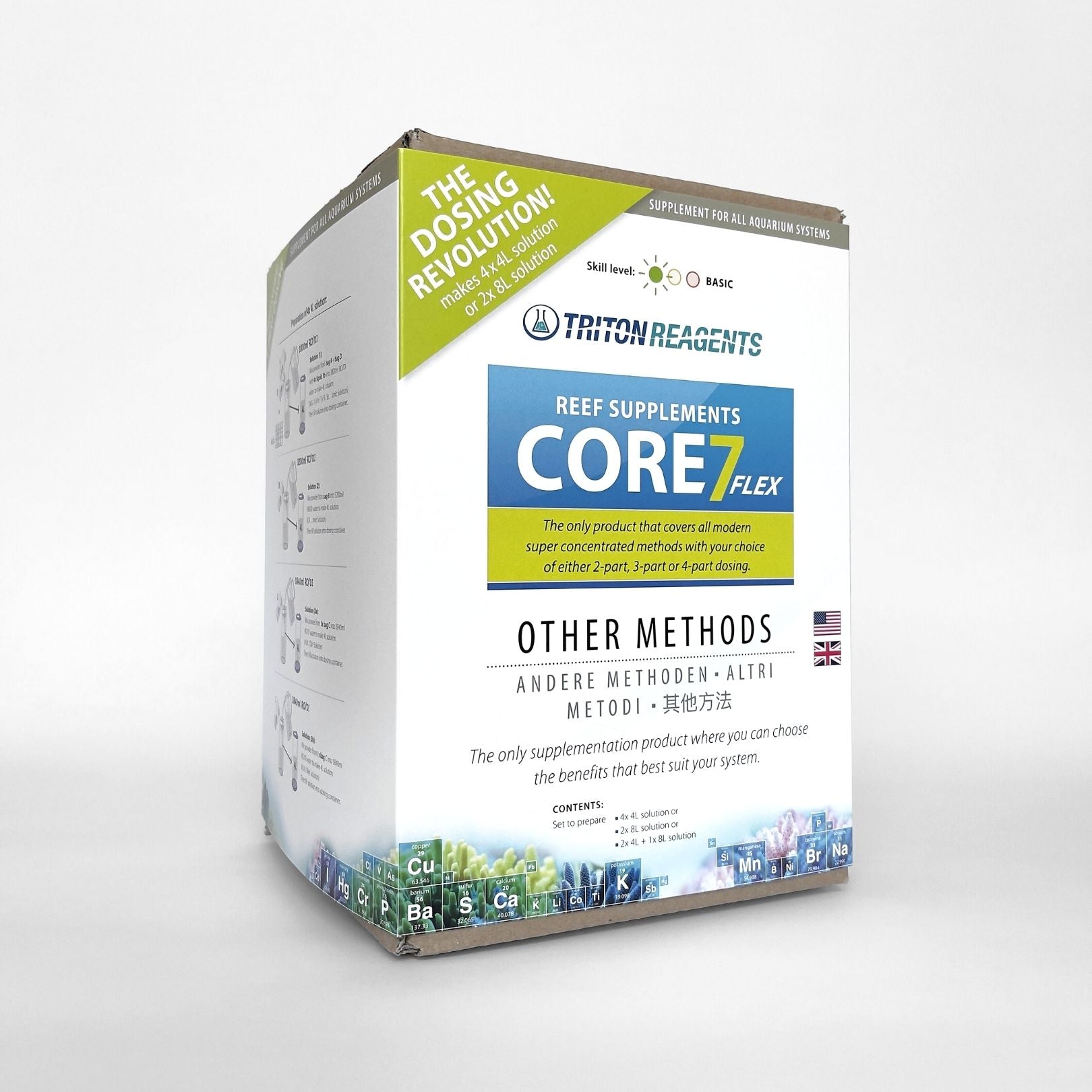 Core7 Flex Reef Supplements Bulk Edition 4x4L TRITON shop US