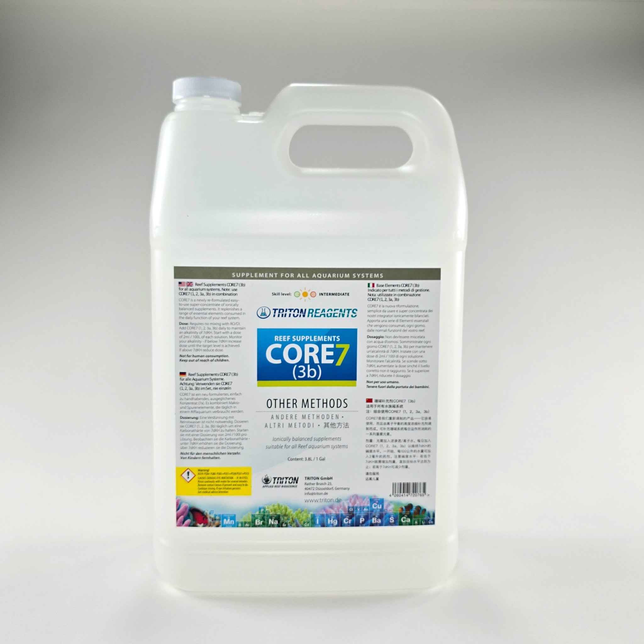 Core7 Reef Supplements- Other Methods, 3.8L/ 1gal (Sold in parts