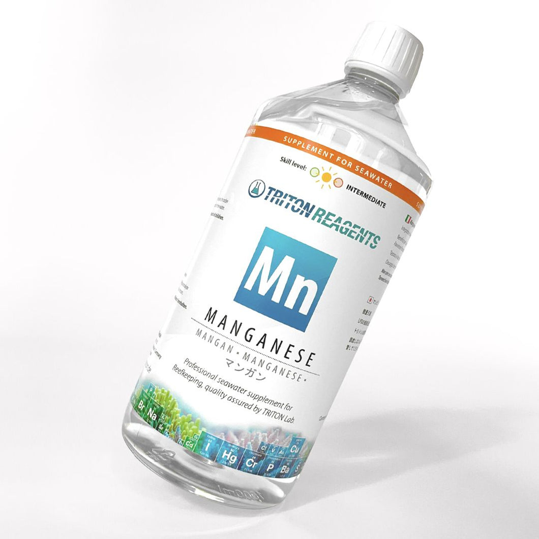 TRITON Manganese 1000ml plastic bottle - Front view