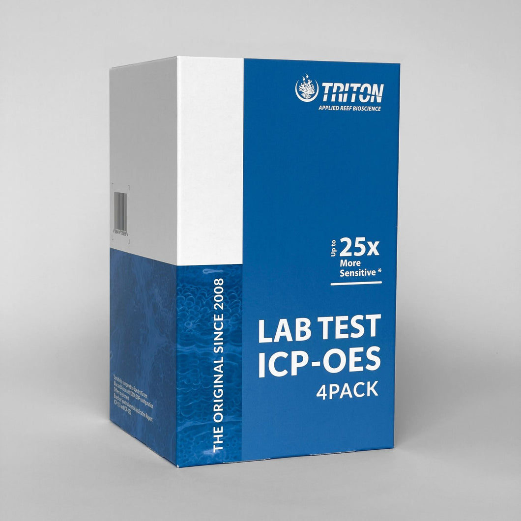 4 Pack Triton Lab ICP-OES tests - Laboratory Seawater Analysis